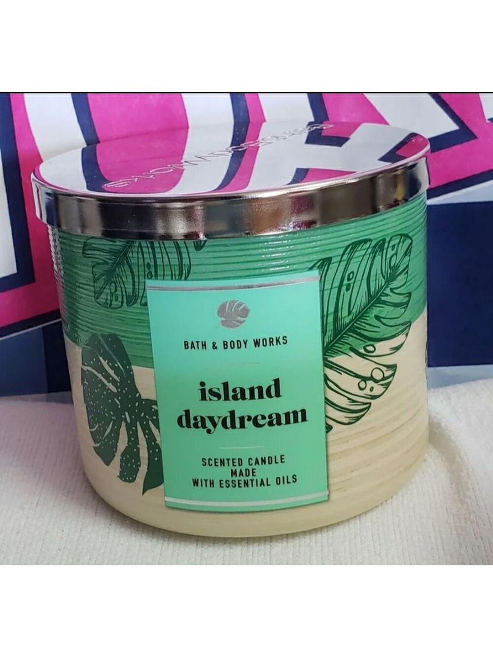 BBW Island Day Dream Large 3 Wick Candle Home Fragrance Decor